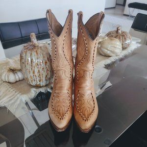 🤎🤠🧡 Luxury Dan Post cowboy boots size 8 D🧡👢🤎